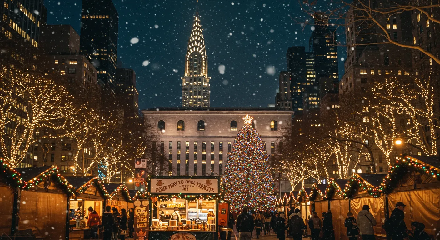 15 Beautiful Places to Visit 3 Days in NYC at Christmas Fun – Featured Image