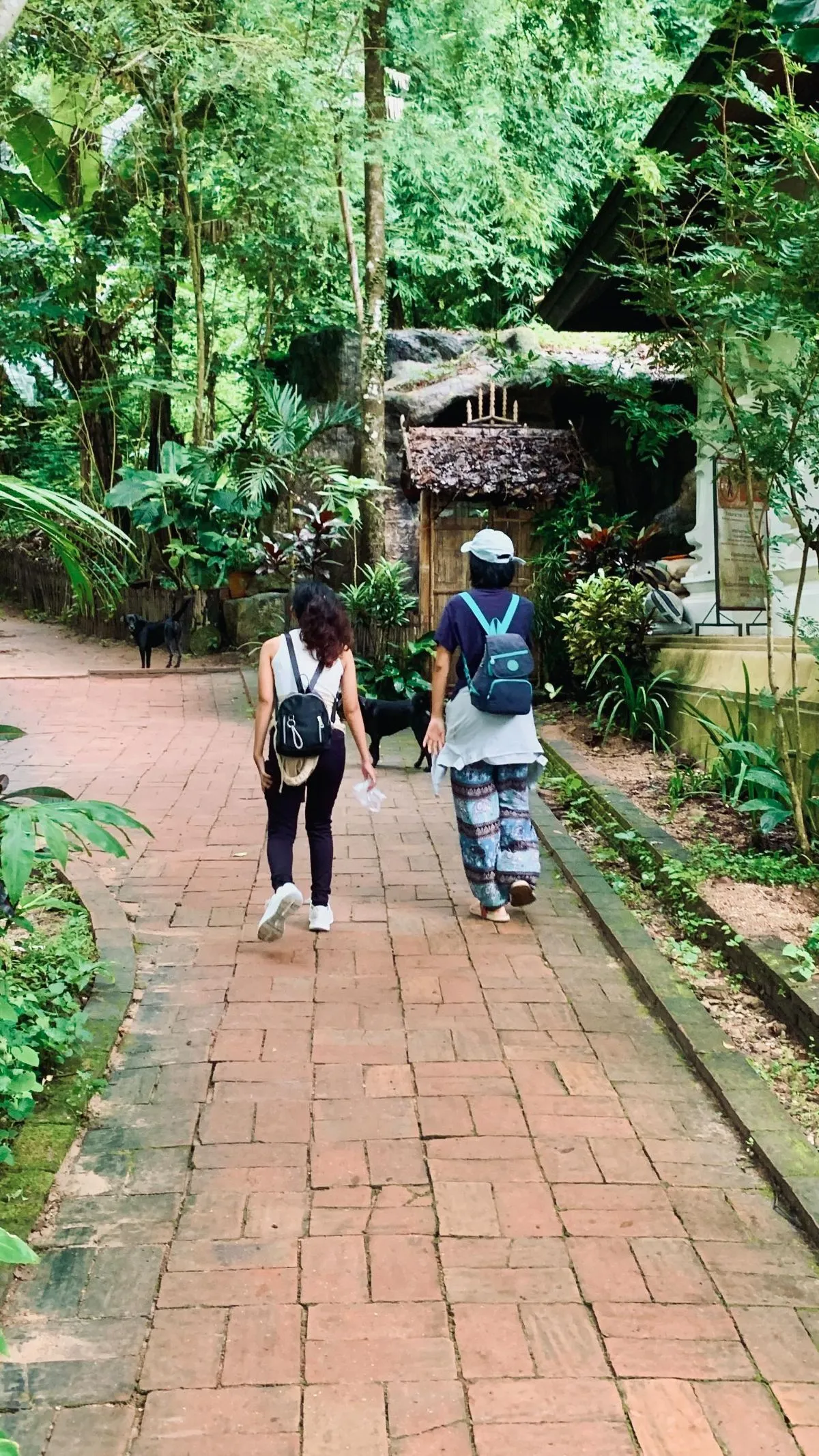 Entrance path to the Monk